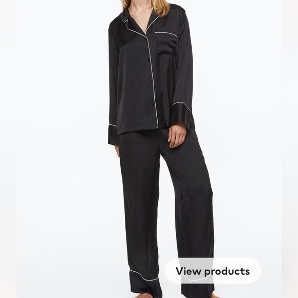 H&M Other - Satin Pajama Shirt and Pants